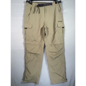 Avalanche‎ Men's Convertible Insect Resistant Hiking Pants 34x31" Belted Cargo